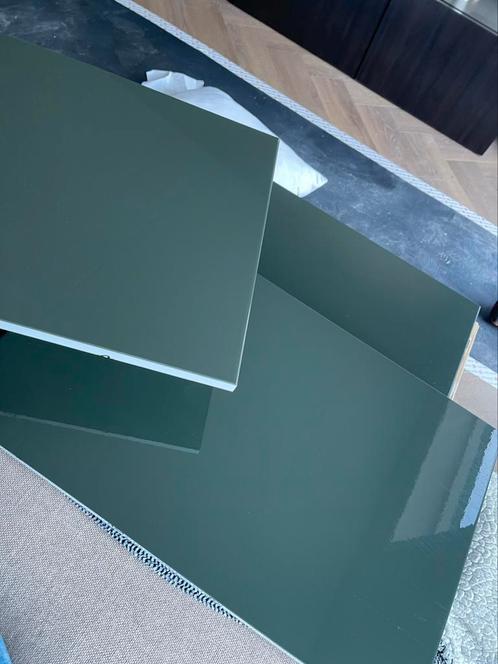3x IKEA Besta tv-meubel deurtjes donkergroen, Huis en Inrichting, Kasten | Televisiemeubels, Gebruikt, Ophalen