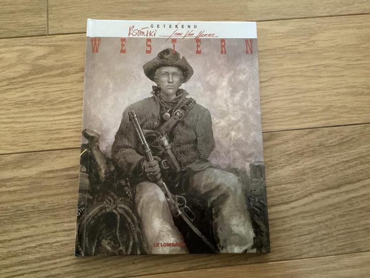 Collectie Getekend HC - Western (Rosinsky/Van Hamme), Boeken, Stripboeken, Zo goed als nieuw, Eén stripboek, Verzenden
