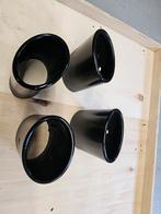 Golf 7/7.5R Uitlaat Tips - Zwart Gespoten, Ophalen of Verzenden
