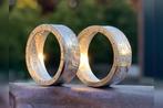 Dames of Heren Ring Gemaakt uit Zilveren Gulden Munt, Nieuw, Ophalen of Verzenden, Dame of Heer, Zilver