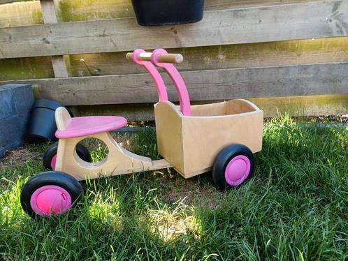 Van Dijk Bakfiets – Roze, Kinderen en Baby's, Speelgoed | Buiten | Skelters, Gebruikt, Overige merken, Ophalen