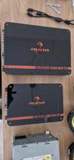 Auna Autoradio Versterker Set, Ophalen of Verzenden, Gebruikt, Universele onderdelen