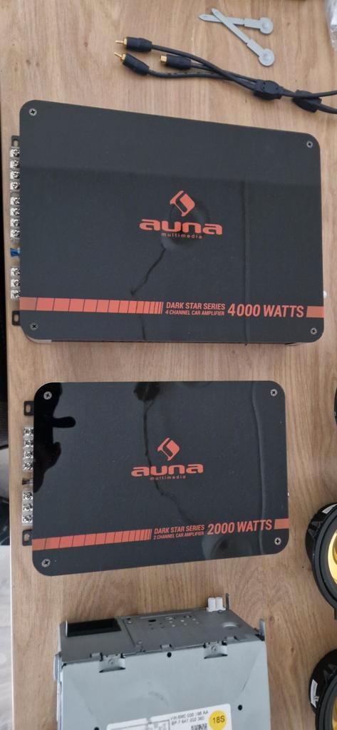 Auna Autoradio Versterker Set, Auto-onderdelen, Elektronica en Kabels, Universele onderdelen, Gebruikt, Ophalen of Verzenden