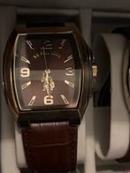 Nieuw US Polo Assn Duo Horloge, Overige merken, Overige materialen, Leer, Polshorloge