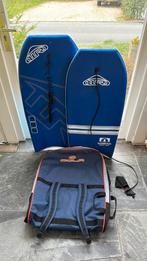 2 bodyboards met transporthoes, Watersport en Boten, Ophalen, Gebruikt