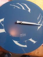 Karlsson Wandklok 40cm - Blauw Glas, Ophalen