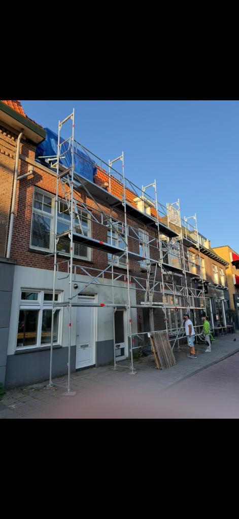 Aluminium steiger MJ, Doe-het-zelf en Verbouw, Steigers, Gebruikt, Rolsteiger of Kamersteiger, Minder dan 2 meter, Ophalen of Verzenden