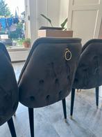 Velvet stoelen, Ophalen, Gebruikt, Vier, Stof