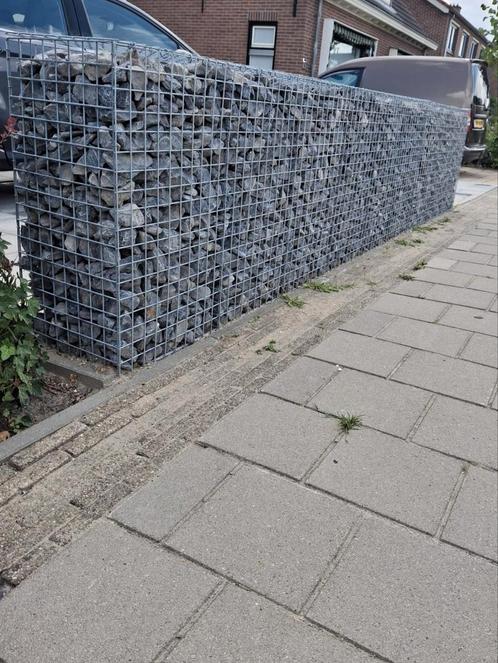 Schanskorven / steenkorven Unieke Kans 9 meter!, Tuin en Terras, Gaas en Draad, Zo goed als nieuw, 20 meter of meer, Ophalen