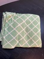 3 Groene Vintage Wollen Dekens, Huis en Inrichting, Woonaccessoires | Plaids en Woondekens, Ophalen of Verzenden, Gebruikt