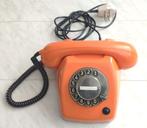PTT T65 de Luxe oranje telefoon 1973 Koningsdag Oranjedag WK, Telecommunicatie, Vaste telefoons | Niet Draadloos, Met draaischijf