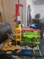 Matchbox City Bouwplaats van Garage met licht en geluid, Ophalen of Verzenden, Gebruikt
