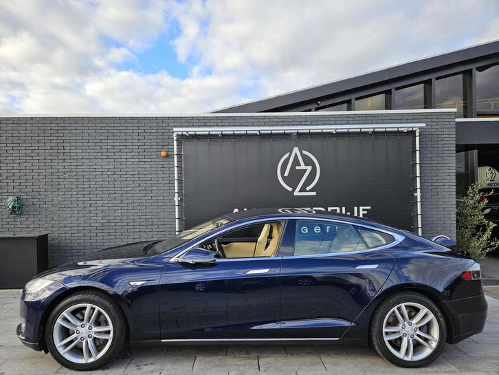 Tesla Model S 60 Base *Navi*Leder*AutoPilot*NW ACCUPAKKET*, Auto's, Tesla, Bedrijf, Te koop, Model S, ABS, Airbags, Airconditioning