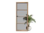 Eiken deur met getint glas | Binnendeur rookglas | Modern, Nieuw, Glas, Binnendeur