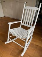 Witte schommelstoel, Kinderen en Baby's, Kinderkamer | Tafels en Stoelen, Ophalen of Verzenden, Zo goed als nieuw, Stoel(en)