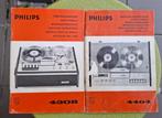 Philips bandrecorder 4308 en 4404 gebruiksaanwijzing, Audio, Tv en Foto, Bandrecorders, Ophalen of Verzenden