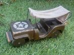 Oude Houten Willy's Jeep Speelgoed, Ophalen of Verzenden