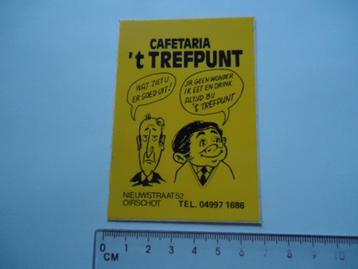 sticker oud Trefpunt strip oirschot cafetaria retro horeca beschikbaar voor biedingen