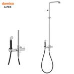 Damixa A-Pex thermostatische design doucheset, Ophalen of Verzenden, Nieuw, Chroom, Douche