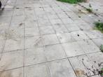 Partij Tuintegels, terrastegels, beige 40x40 nog 1.000 stuks, Ophalen, Gebruikt, 10 m² of meer, Beton