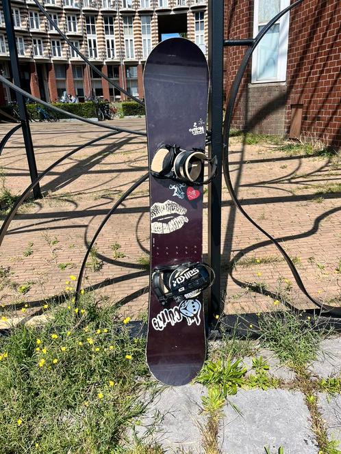 Option snowboard 159 cm + bindingen, Sport en Fitness, Snowboarden, Gebruikt, Board, Ophalen