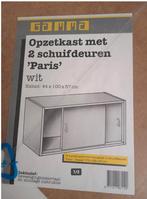 kast Gamma Opzetkast met schuifdeuren wit, Huis en Inrichting, Ophalen, ., Zo goed als nieuw, .