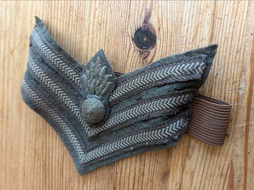 Armband voor een Sergeant bij de artillery of engineers, Verzamelen, Militaria | Tweede Wereldoorlog, Landmacht, Embleem of Badge