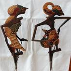 2 houten WAJANGpoppen Arjuna & Srikandi, Antiek en Kunst, Kunst | Niet-Westerse kunst, Verzenden