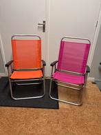 2 Kinder Klapstoeltjes - Tot 12 Jaar, Ophalen, Gebruikt, Aluminium, Inklapbaar