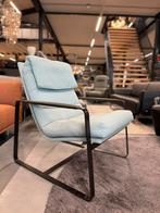 Nieuw Leolux Indra Fauteuil Cuzco Blauw stof Design stoel, Huis en Inrichting, Leolux, Nieuw, 75 tot 100 cm, Ophalen of Verzenden