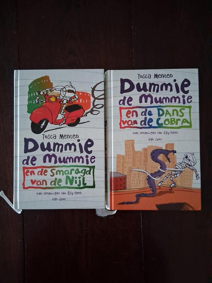 Dummie de Mummie - 2 Boeken!, Boeken, Kinderboeken | Jeugd | onder 10 jaar, Zo goed als nieuw, Fictie algemeen, Ophalen of Verzenden