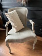 Grijs geverfd stoeltje vintage,brocant,landelijk, Huis en Inrichting, Ophalen, X, X, X
