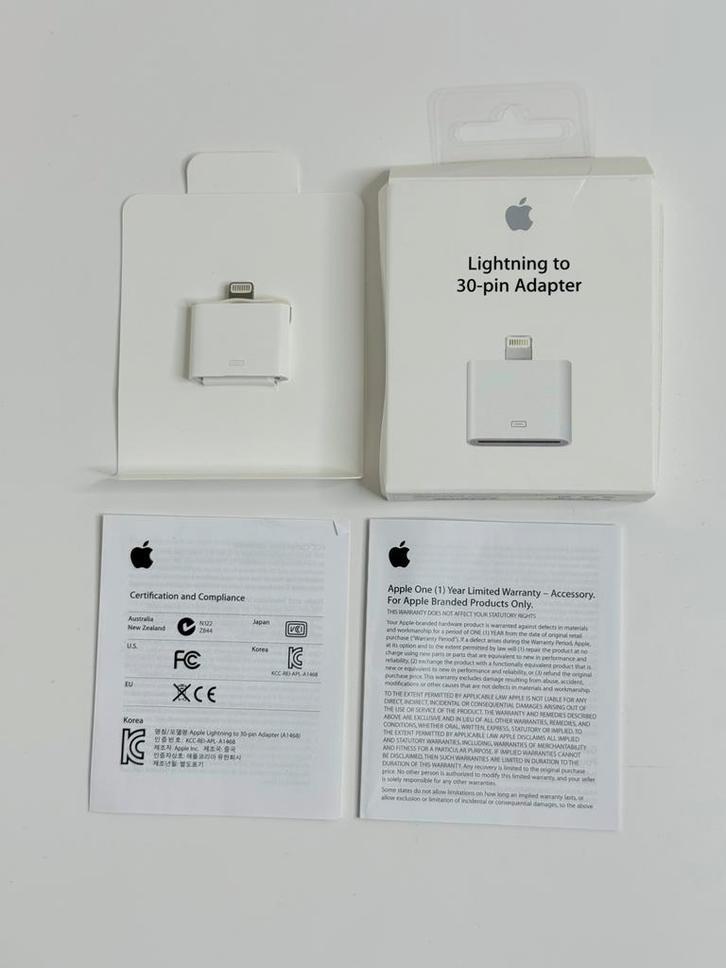 Apple Lightning naar 30-pin Adapter, Audio, Tv en Foto, Mp3-spelers | Accessoires | Apple iPod, Nieuw, Dock of Kabel, Ophalen of Verzenden