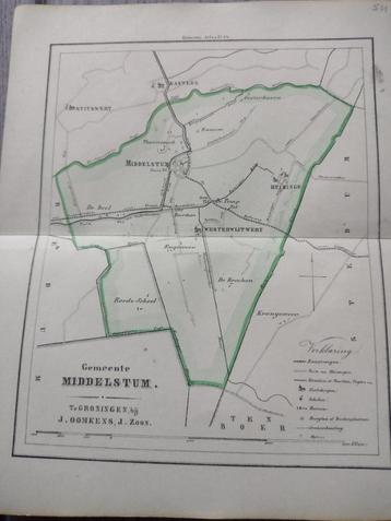 54 Middelstum Westerwijtwert Krangeweer Roode School 1862 beschikbaar voor biedingen