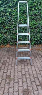 huishoudtrap 5 treden 1, Doe-het-zelf en Verbouw, Ladders en Trappen, Ophalen, Gebruikt, Opvouwbaar of Inschuifbaar, 4 meter of meer
