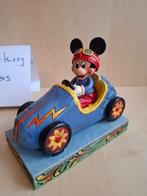 jim shore traditions mickey mouse roadster 6000974 2 stuks, Ophalen, Mickey Mouse, Zo goed als nieuw, Beeldje of Figuurtje