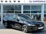 Volvo V60 V60 T6 340PK R-Design| Panodak| Adap.Cruise| 360Ca, Zwart, 4 cilinders, Leder, Hybride Elektrisch/Benzine