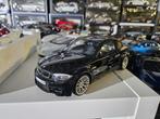 Bmw 1M zwart 1:18 Gt Spirit, Hobby en Vrije tijd, Modelauto's | 1:18, Ophalen of Verzenden, Zo goed als nieuw, Overige merken