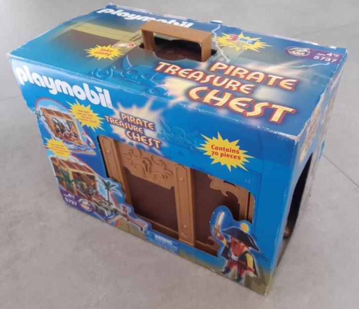 Playmobil 5737 - Pirate Treasure Chest (Schatkist), Kinderen en Baby's, Speelgoed | Playmobil, Gebruikt, Complete set, Ophalen
