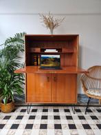 Vintage midcentury secretaire | bureau | thuiswerkplek, Huis en Inrichting, Kasten | Secretaires, Ophalen, Gebruikt, Vintage midcentury