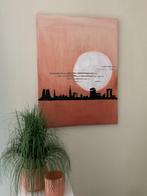 Schilderij 60x80 skyline groningen, Ophalen of Verzenden