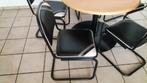 eetkamer stoelen wachtruimte... 1 van 10 stoelen, als nieuw, Ophalen, Gebruikt, Zwart, Metaal