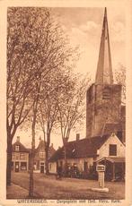 Wateringen Dorpsplein met Ned. Herv. Kerk Westland, Verzamelen, Verzenden, 1920 tot 1940, Gelopen, Zuid-Holland