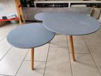 Leuke bijzettafel set - 3 tafels, Huis en Inrichting, Tafels | Bijzettafels, Ophalen of Verzenden, Gebruikt, Rond, Modern