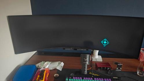 Samsung Odyssey Neo G9 49" Mini-LED, Computers en Software, Monitoren, Zo goed als nieuw, 201 Hz of meer, DisplayPort, HDMI, Gaming
