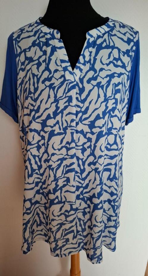 ZGAN. Leuke tuniek mt. 52 van Miss Etam., Kleding | Dames, Grote Maten, Zo goed als nieuw, Blouse of Tuniek, Blauw, Verzenden