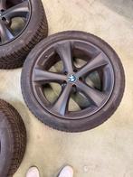 Bmw x5 winterset met zwarte lichtmetaal wielen, Ophalen, Gebruikt, 275 mm, Banden en Velgen