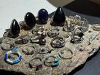 Lot Zilveren ringen ( 21 stuks ), Sieraden, Tassen en Uiterlijk, Ophalen of Verzenden, Zo goed als nieuw, Dame of Heer, Met edelsteen