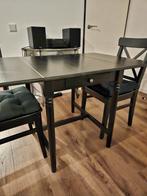 Ikea Ingatorp tafel + Ingolf stoelen, Huis en Inrichting, Tafels | Eettafels, Ophalen, Gebruikt, Rechthoekig, 50 tot 100 cm