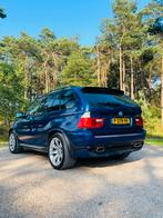 BMW x5 4,8is Le Mans Blue, 4799 cc, Zwart, Stationwagon, Particulier